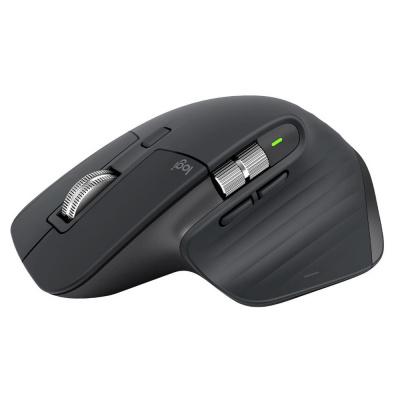 Logitech Myš MX Master 3S Performance Wireless Mouse, Grafitováe