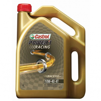 Motocyklový olej Castrol POWER1 RACING 4T 10W40 4L