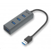 i-Tec USB 3.0 Metal 4-portový HUB ; U3HUBMETAL403