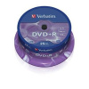 Verbatim DVD+R 4,7GB 16x, AZO, spindle, 25ks (43500)