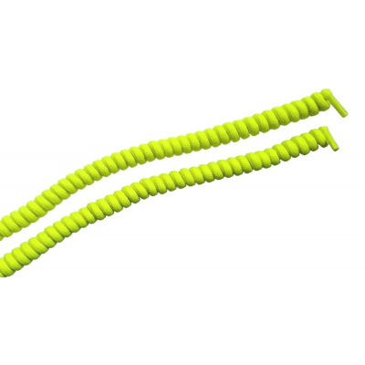 Tkaničky elastické spirálové neonové barvy Barva: Neonově žluté