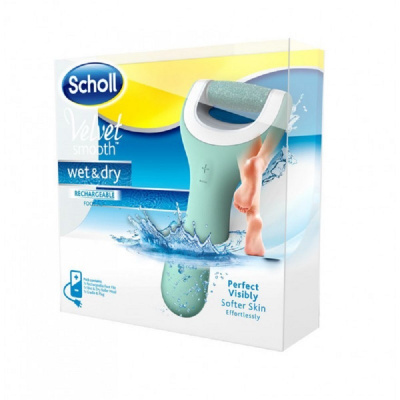 Elektrický pilník na chodidla Scholl Velvet Smooth Wet & Dry