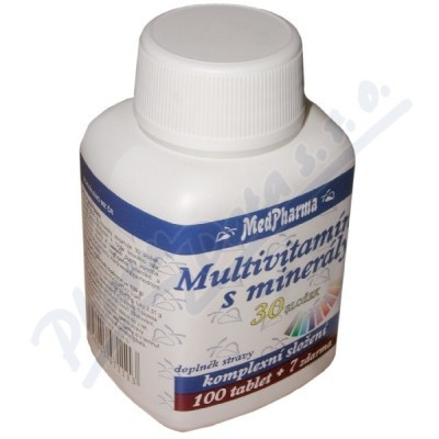 MedPharma MultiVitamín s minerály 30složek 107 tablet