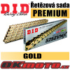 Řetězová sada D.I.D Premium ZVM-X2 X-ring GOLD + kalená řetězová kola Honda CBF 600 S ABS 04-07