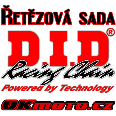 Řetězová sada D.I.D VO O-ring + kalená řetězová kola Honda NC 700 X DCT 12-14