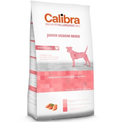 Calibra Dog HA Junior Medium Breed Chicken 14kg