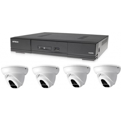 Kamerový systém AVTECH 1x DVR DGD1005AV a 4x 2MPX Dome kamera DGC1004XFT (KSHDTV1)