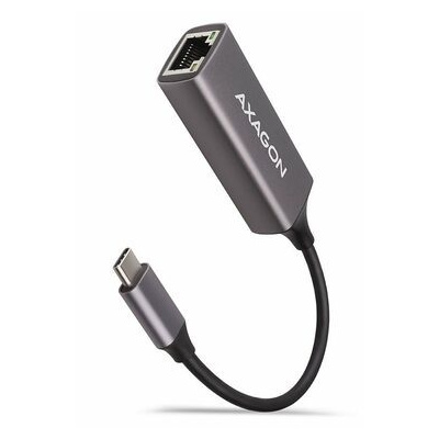 AXAGON ADE-TRC síťový adaptér USB-C na Gigabit Ethernet šedá / kabel 15 cm / USB-C 3.2 Gen 1 RJ-45 / PlugPlay (ADE-TRC)