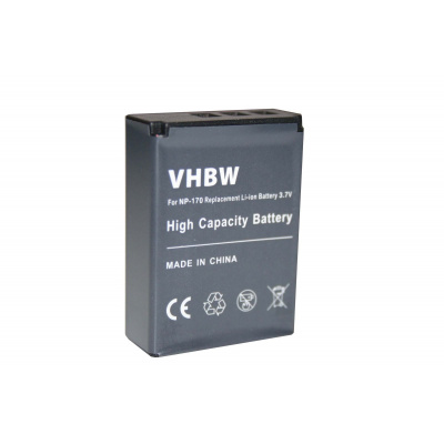 VHBW Baterie PA3985 pro Toshiba Camileo X200 / X400 / Z100, 1300 mAh - neoriginální