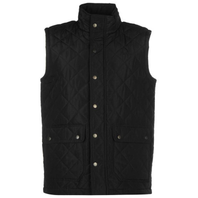 Pierre Cardin Quilted Gilet Mens Black M