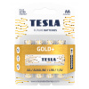 1099137004 Tesla GOLD Alkaline baterie AA (LR06, tužková, blister) 4 ks