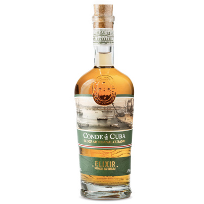 Rum Conde de Cuba Elixir 34% 0,7l (holá láhev)