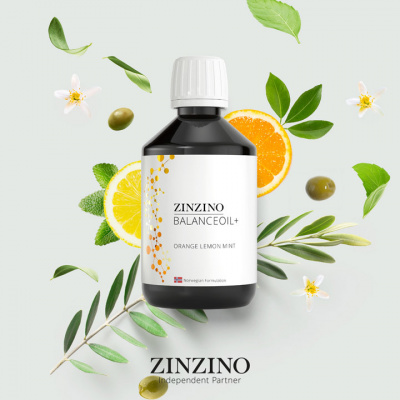 Zinzino BalanceOil+ Omega-3 Pomeranč, Citron, Máta - 300 ml