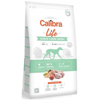 Calibra Dog Life Junior Large Breed Chicken Velikost balení kg: 12 kg