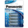 PANASONIC Alkalické baterie EVOLTA Platinum LR6EGE/4BP AA 1,5V (Blistr 4ks)