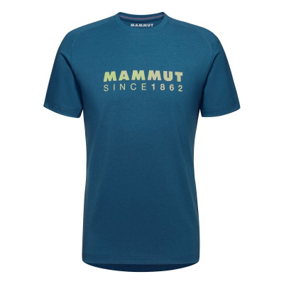Mammut Trovat T-Shirt Men Logo Barva: Modrá - DEEP ICE, Velikost: XL
