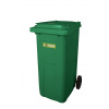 Plastová popelnice DOPNER 240 l - zelená