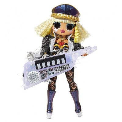 MGA L.O.L. Surprise! OMG ReMix Rock Velká ségra Fame Queen s klávesami