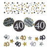 Konfety na párty oslava 40. narozenin - Amscan | Cukrářské potřeby
