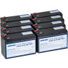 Baterie pro záložní zdroje Avacom bateriový kit pro renovaci RBC105 (8ks baterií) (AVA-RBC105-KIT)