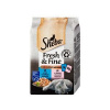 Sheba Fresh & Fine kapsa s lososem a s tuňákem ve šťávě, 6 x 50 g Sheba Fresh Fine Rybí výběr 6 x 50 g