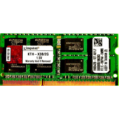 Kingston 2GB DDR3 SODIMM 1333MHz CL9 KTH-X3B/2G, 027.A01LF KTH-X3B/2G, 027.A01LF