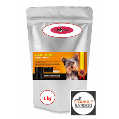 Bardog Super premiové granule Adult Mini S 24/13 1 kg