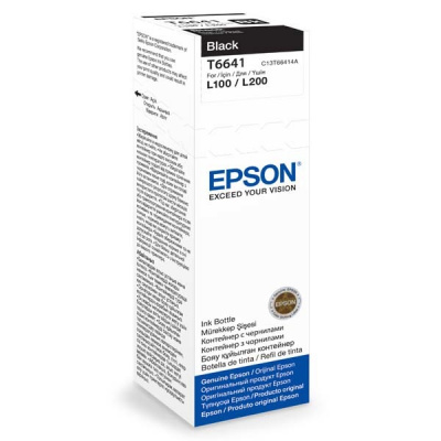 Originální inkoust Epson T6641 (C13T66414A), černý, 70 ml