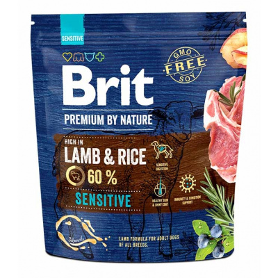 Brit Premium Dog by Nature SENSITIVE LAMB 1 kg
