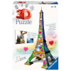 RAVENSBURGER 3D puzzle Eiffelova věž (Love Edition) 216 dílků