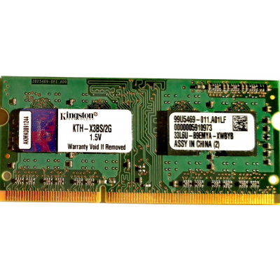 Kingston 2GB DDR3 SODIMM 1333MHz CL9 KTH-X3BS/2G, 011.A01LF KTH-X3BS/2G, 011.A01LF