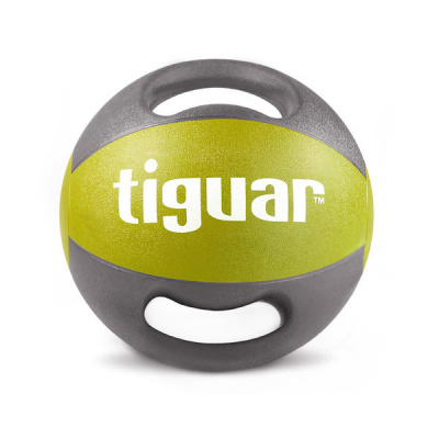 Tiguar Tiguar medicinbál s úchyty 7 kg (olivový)