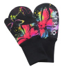 ESITO Palcové rukavice softshell Motýl - černá / 2 - 3 roky