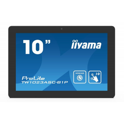 10" iiyama TW1023ASC-B1P, IPS, HD, capacitive, 10P, 450cd/ m2, mini HDMI, WiFi, Webcam, Android 8.1 TW1023ASC-B1P