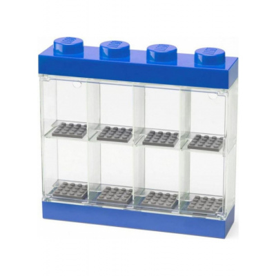 Sběratelská skříňka LEGO na 8 minifigurek - modrá SmartLife s.r.o.