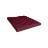 futons.cz SHIATSU natural mat (podložka) Light bordeaux 140*200 cm