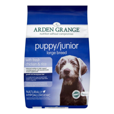 Arden Grange Puppy/Junior Large Breed with fresh Chicken & Rice Hmotnost: 2 kg