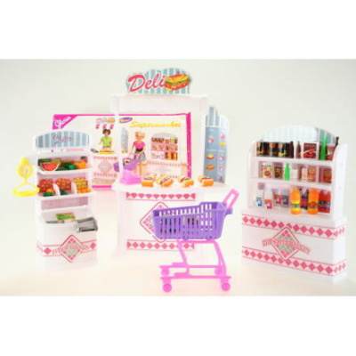 Barbie Glorie supermarket pro panenky typu