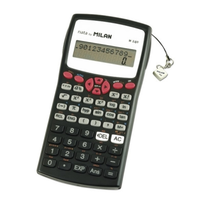 kalkulačka Milan 159110 RBL vědecká černo/červená - blistr