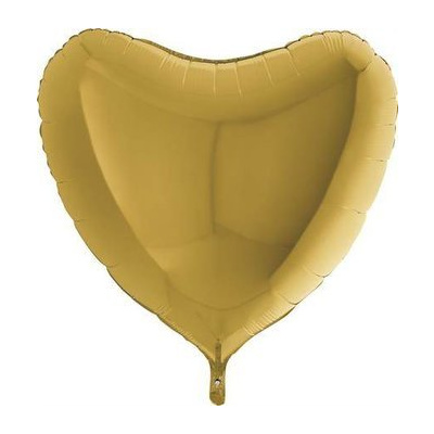 Nafukovací balónek zlaté srdce 91 cm - Grabo