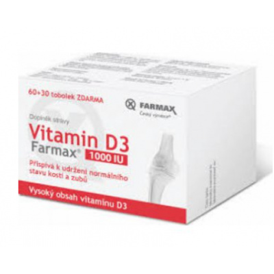 Vitamin D3 1000IU tob.60+30 ZDARMA