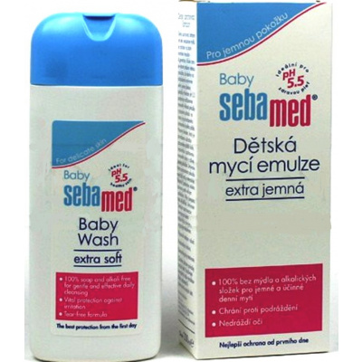 SebaMed Baby Extra jemná mycí emulze pro děti 200 ml