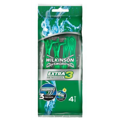 Wilkinson Extra3 Sensitive 4ks