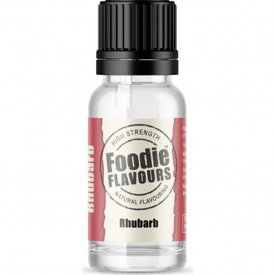 Přírodní koncentrované aroma 15ml rebarbora - Foodie Flavours