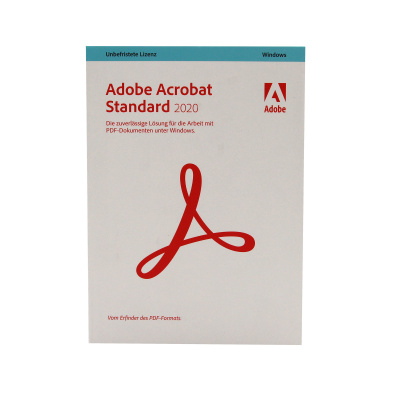 Adobe Acrobat Standard 2020 německy Retail 1 zařízení neomezeně PC/MAC