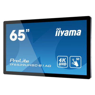 65 IIYAMA ProLite TF6539UHSC-B1AG / IPS / 3840 x 2160 / 16:9 / 8 ms / 500 cd / 1100:1 / HDMI+VGA+DP / dotyk (TF6539UHSC-B1AG)