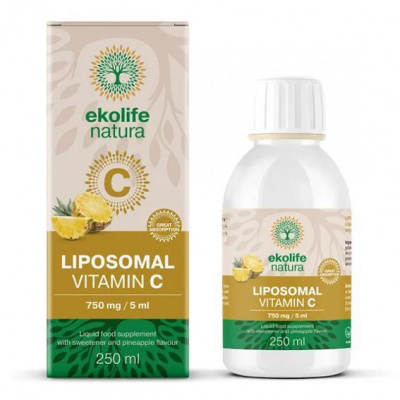 Ekolife Natura Liposomal Vitamin C 750mg 250ml ananas (Lipozomální vitamín C) Varianta: Liposomal Vitamin C 750mg 250ml ananas (Lipozomální vitamín C)