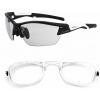 Fotochromatické sportovní brýle Rogelli SHADOW OPTIC s klipem pro dioptrická skla, černo-bílé