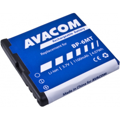 AVACOM Baterie do mobilu Nokia E51, N81, N81 8GB, N82, Li-Ion 3,6V 1100mAh (náhrada BP-6MT) GSNO-BP6MT-S1100A