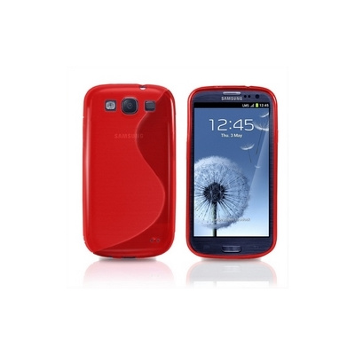 Silikonový obal Samsung i9301 Galaxy S III Neo - červený